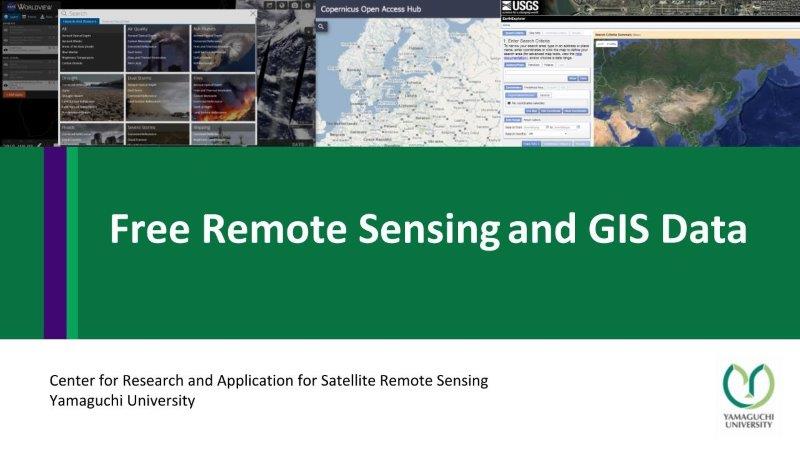 Free and Open Source Software for Remote Sensing and GIS