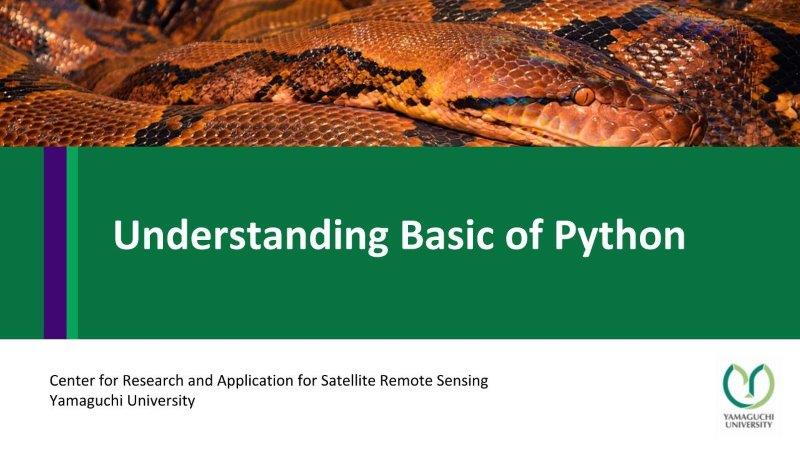 Understanding Basic of Python