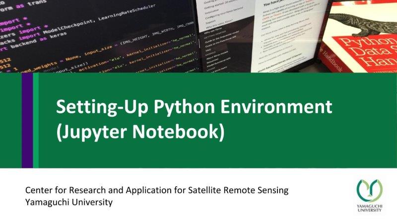 Setting-Up Python Environment (Jupyter Notebook)