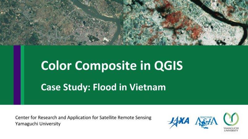 Color Composite in QGIS (Case Study: Flood in Vietnam)