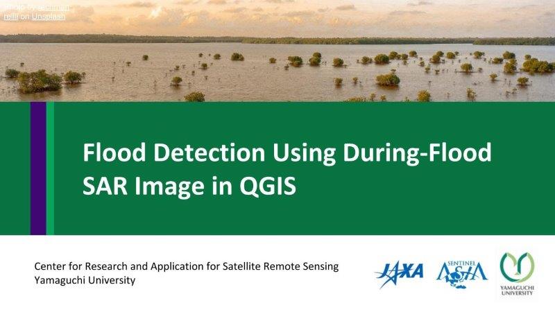 Flood Detection Using During-Flood SAR Image in QGIS