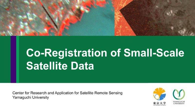 Co-Registration of Small-Scale Satellite Data